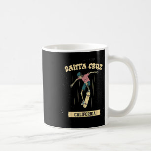 Santa Cruz Skeleton Surfing And Skateboarding Coffee Mug