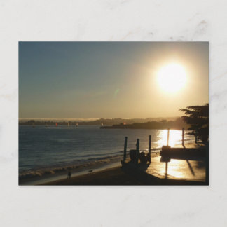 Santa Cruz Sunset Postcard