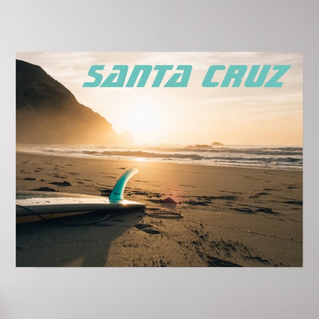 Santa Cruz surfboard Poster (Front)