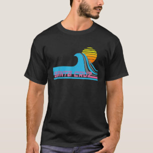 Santa Cruz T Shirt Retro 80s Style Surf Tee