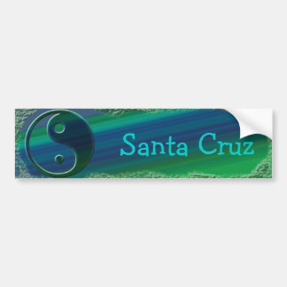 Santa Cruz Yin/Yang Bumper Sticker