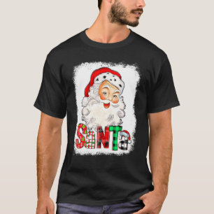 Santa Cutie Merry Christmas Family Matching Pajama T-Shirt