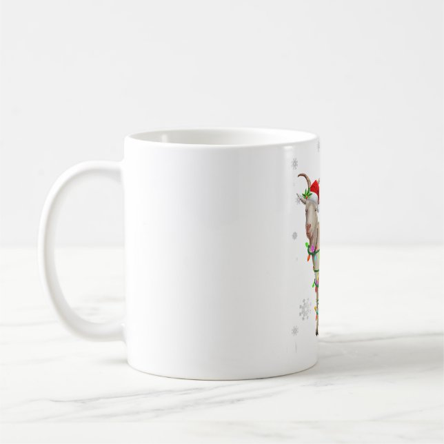 Santa Dabbing Around The Christmas Tree Xmas Funny Coffee Mug (Left)