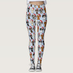 Santa Dachshunds Cute Wiener Dogs Christmas Leggings<br><div class="desc">These fun holiday leggings are sure to be a hit for any Dachshund lover! Spread Christmas cheer with these festive women's leggings featuring some whimsical wiener dogs in Santa hats. Perfect for getting in the spirit during the most wonderful time of the year. Cute drawings of a variety of Doxies...</div>