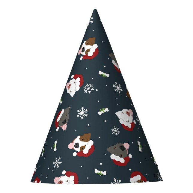Santa Dogs Party Hat (Front)