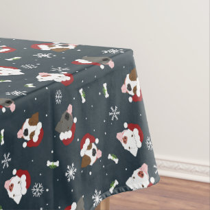 Santa Dogs Tablecloth