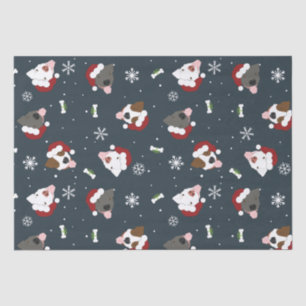 Santa Dogs Tissue Paper