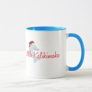 Santa dolphin Hawaiian Christmas Mug