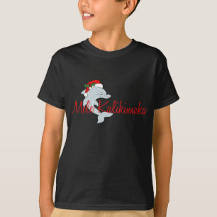 Santa dolphin Hawaiian Christmas T-Shirt
