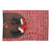 Santa down the chimney  