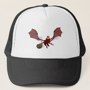 Santa Dragon Trucker Hat