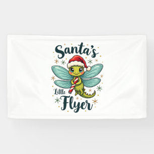 Santa Dragonfly Banner