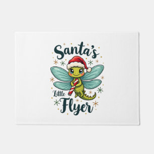 Santa Dragonfly Doormat
