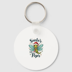 Santa Dragonfly Key Ring