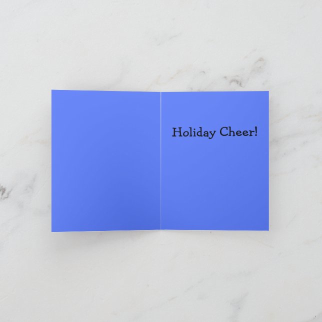 Santa Dressed Like Santa Claus Card (Inside)