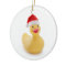 Santa Ducky Christmas Ornament