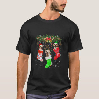 Santa ELF Reindeer Labrador Retriever In Christmas T-Shirt