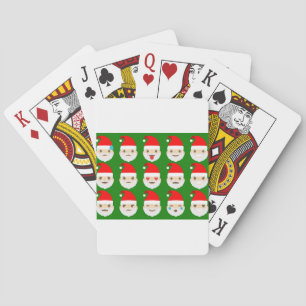 santa emoji emoticons playing cards