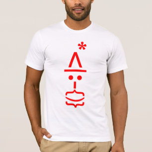 SANTA EMOTICON WITH HAT AND BEARD T-Shirt