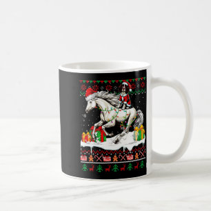 Santa English Springer Spaniel Riding Horse Xmas S Coffee Mug