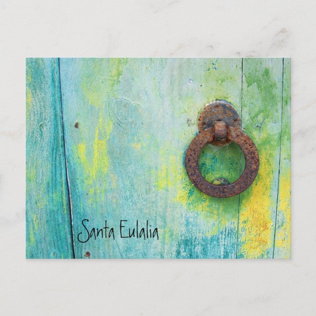 Santa Eulalia - Door Postcard (Front)