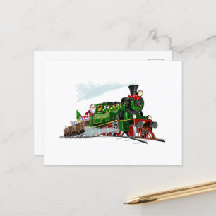 Santa Express Postcard