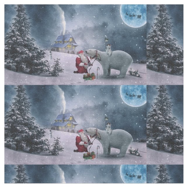 Santa fabric !  (Close Up)