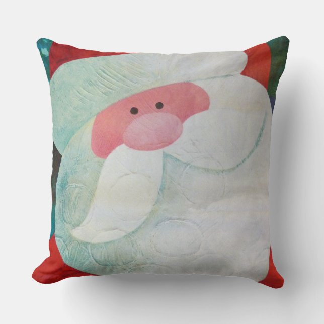 Santa Face Pillow (Front)