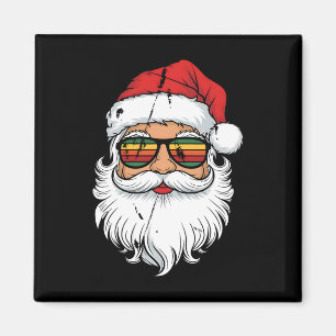 Santa Face Retro Sungles Christmas Men Boys Xmas S Magnet