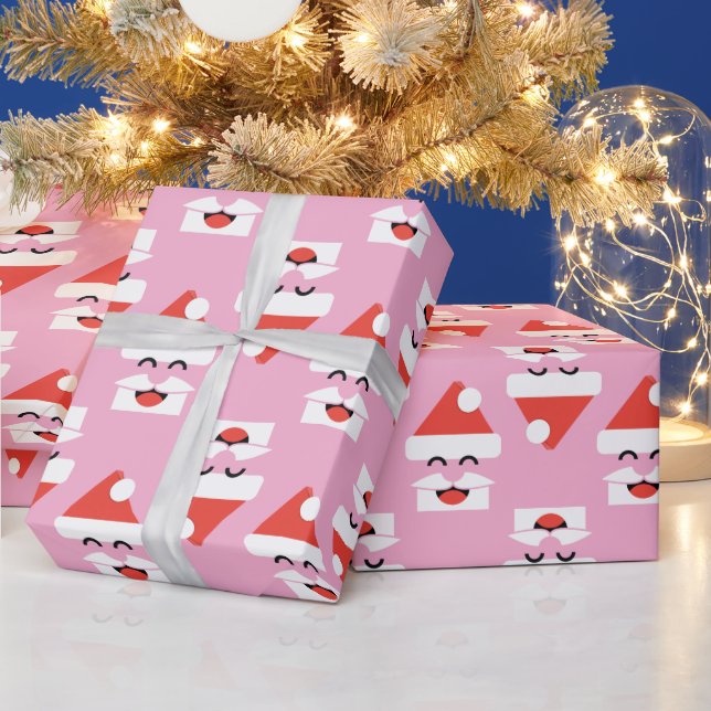 Santa Face Wrapping Paper (Holidays)