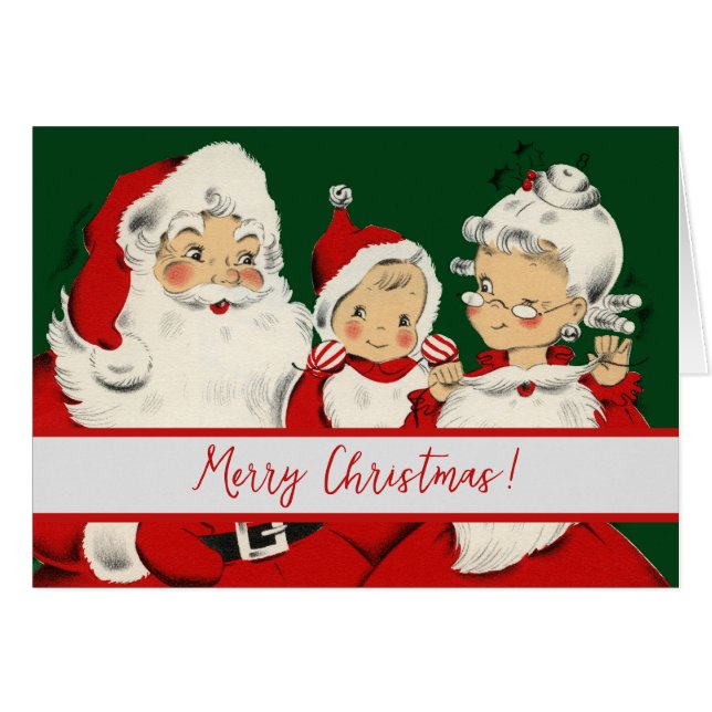 Santa Family Christmas (Front Horizontal)