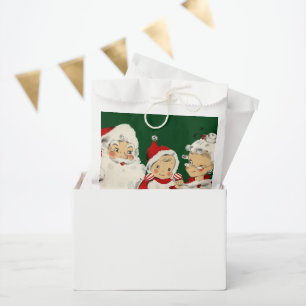 Santa Family Christmas Favour Bag