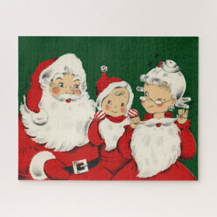 Santa Family Christmas Jigsaw Puzzle