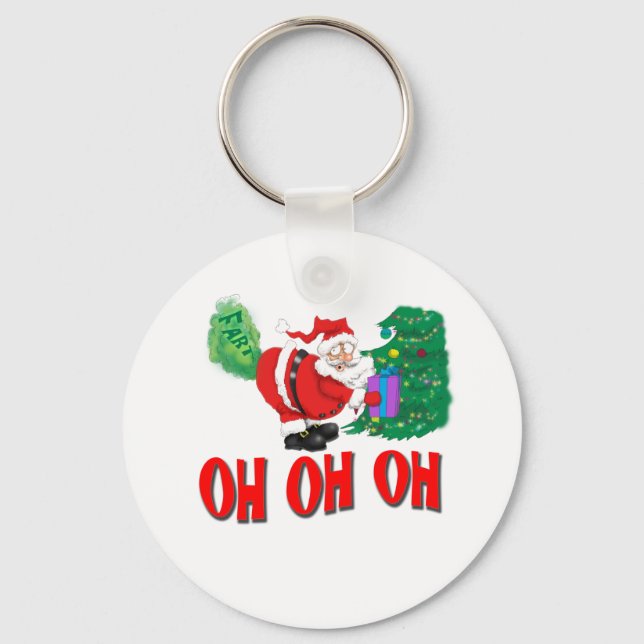 santa farted key ring (Front)