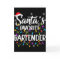 Santa Favorite Bartender Christmas Lights Funny Xm