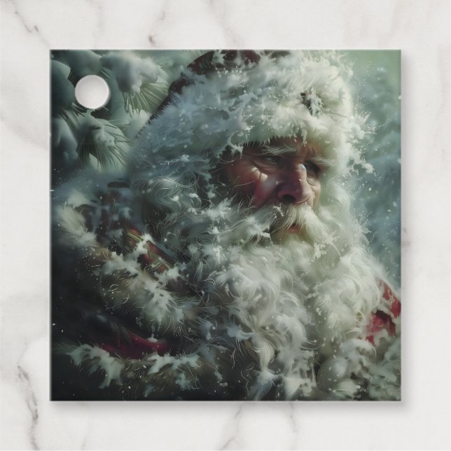 Santa Favour Tags (Front)