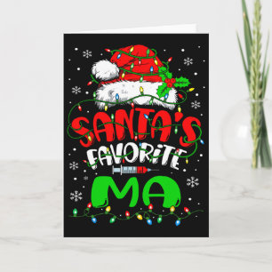 Santa Favourite Medical Istant Christmas Ma Card