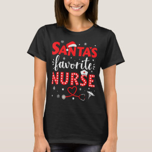 Santa favourite nurse for christmas in hospital T-Shirt