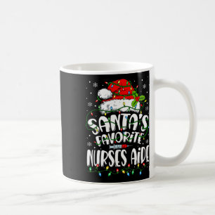 Santa Favourite Nurses Aide Christmas Nursing Ista Coffee Mug