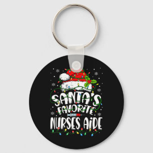 Santa Favourite Nurses Aide Christmas Nursing Ista Key Ring