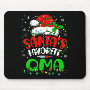 Santa Favourite Qma Christmas Qualified Medical Ai Mouse Pad