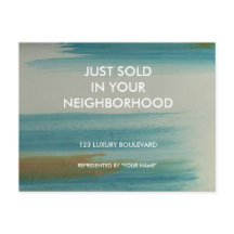 Santa Fe Abstract Art Realtor Just Sold Postcard