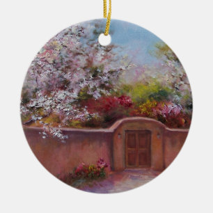 Santa Fe Archway Ceramic Ornament