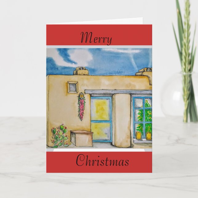 Santa Fe Christmas. Holiday Card (Front)