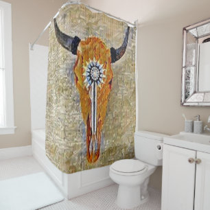 Santa Fe Design 1- shower curtain