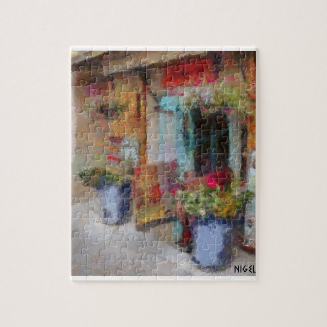 Santa Fe doorway. Jigsaw Puzzle (Vertical)