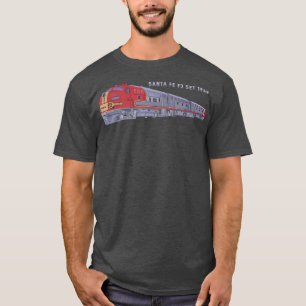 Santa Fe F3 Set 1948 Carbody Locomotive Train Rail T-Shirt