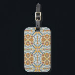 Santa Fe Geometric Tile Pattern Luggage Tag<br><div class="desc">Add some flair to your luggage with this pretty tile pattern. Hand made by me, for you! Check my shop for more colours and patterns, plus matching accessories like flip flops, totes, bathmats, towels, cosmetic pouches, mugs and shower curtains. You can always add your own text. Let me know if...</div>