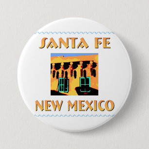 Santa Fe New Mexico 7.5 Cm Round Badge
