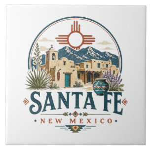 Santa Fe New Mexico Adobe Architecture Southwest Ceramic Tile